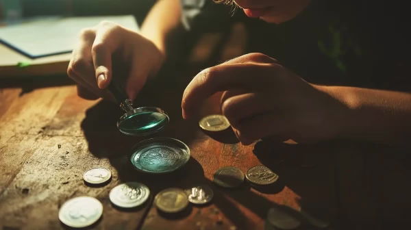 Beginner Examining a coin, How to Tell If a Coin Is Valuable.